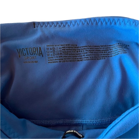 Victoria Blue Sport Knockout Crop Legging  S - Picture 3 of 5